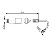 BOSCH 1 987 476 065 Brake hose
