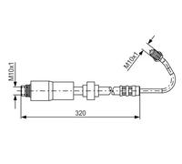 BOSCH 1 987 476 067 Brake hose
