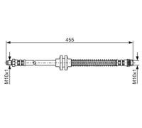 BOSCH 1 987 476 126 Brake hose