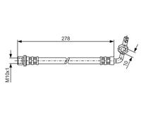 BOSCH 1 987 476 127 Brake hose