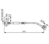 BOSCH 1 987 476 149 Brake hose