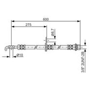 BOSCH 1 987 476 246 Brake hose