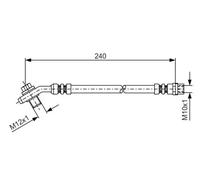 BOSCH 1 987 476 332 Brake hose