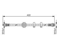 BOSCH 1 987 476 346 Brake hose
