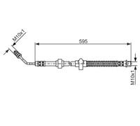BOSCH 1 987 476 372 Brake hose