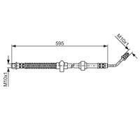 BOSCH 1 987 476 374 Brake hose