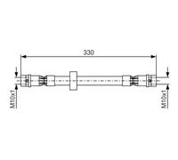 BOSCH 1 987 476 410 Brake hose