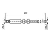 Bosch 1987476418 Brake Hose (BH131)