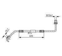 BOSCH 1 987 476 511 Brake hose