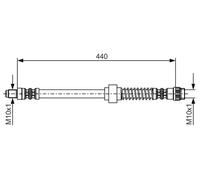BOSCH 1 987 476 651 Brake hose