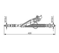 BOSCH 1 987 476 816 Brake hose