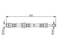 BOSCH 1 987 476 971 Brake hose
