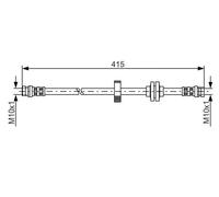 BOSCH 1 987 476 999 Brake hose