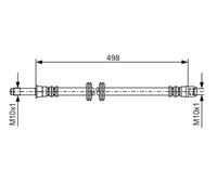 BOSCH 1 987 481 006 Brake hose