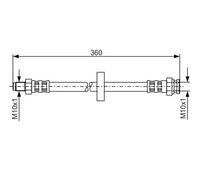 BOSCH 1 987 481 017 Brake hose