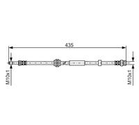 BOSCH 1 987 481 023 Brake hose