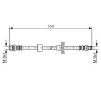 BOSCH 1 987 481 056 Brake hose