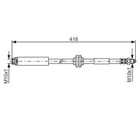 New Brake Hose for MAZDA VOLVO VOLVO (CHANGAN):5,V50,S40,S40 II,PREMACY