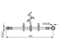 BOSCH 1 987 481 077 Brake hose