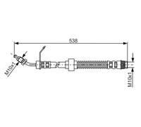 BOSCH 1 987 481 151 Brake hose