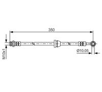 BOSCH 1 987 481 388 Brake hose