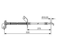 BOSCH 1 987 481 414 Brake hose