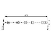 BOSCH 1 987 481 481 Brake hose