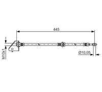 BOSCH 1 987 481 497 Brake hose