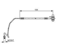 BOSCH 1 987 481 534 Brake hose