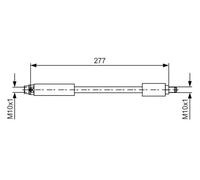 BOSCH 1 987 481 616 Brake hose