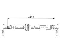 BOSCH 1 987 481 668 Brake hose