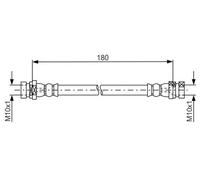 BOSCH 1 987 481 681 Brake hose