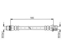 BOSCH 1 987 481 682 Brake hose