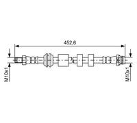 BOSCH 1 987 481 741 Brake hose