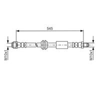 BOSCH 1 987 481 745 Brake hose