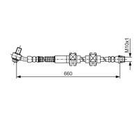 BOSCH 1 987 481 A49 Brake hose