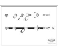 BRAKE HOSE 19032248 FOR MG ROVER HONDA INTEGRA/SJ/VI CIVIC/Fastback/Aerodeck 400