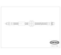 BRAKE HOSE 19037186 FOR RENAULT MASTER/III/Bus/Van/Platform/Chassis VAUXHALL