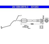 ATE 24.1294-0010.3 Brake hose