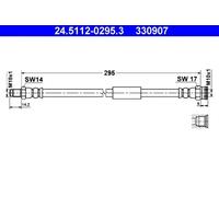 BRAKE HOSE 24.5112-0295.3 FOR FIAT CROMA/Van 939A7.000/A2.000/A1.000 1.9L 4cyl