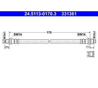 NEW BRAKE HOSE FOR VW 1X AMV AJA AET APL AVT ACV AXL AAB AEU AAF AEN ACU ABL ATE