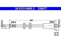 NEW BRAKE HOSE PIPE LINE FOR MERCEDES BENZ VITO BUS 638 M 111 978 M 111 980 OM