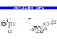 ATE 24.5133-0310.3 Brake hose