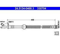 NEW BRAKE HOSE FOR RENAULT NISSAN OPEL VAUXHALL ZD3 200 ZD3 202 G9U 754 ZD30 ATE