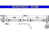 Flexible brake hose 24.5157-0272.3 ATE for BMW X5