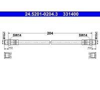 ATE Brake Hose 24.5201-0204.3 204 BMW: 7, 5 Touring, 02 Saloon, VOLVO: 850 Estate, V70 I, C70 I Coupe