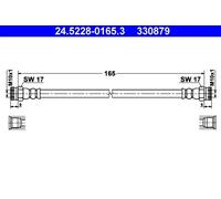 REAR BRAKE HOSE FITS: FITS FOR FIAT PANDA / PANDA CLASSIC 1.2 /1.4 NATURAL PO