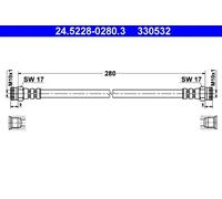 Flexible brake hose 24.5228-0280.3 ATE for PEUGEOT ALFA ROMEO