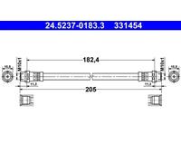 BRAKE HOSE 24.5237-0183.3 FOR AUDI A4/B5/Sedan/S4 A8/D3/S8/L A8L VW SKODA
