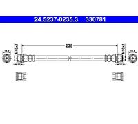 Brake Hose ATE 24.5237-0235.3 for SPRINTER 3-t Van (B903) 2.3 1995-2006